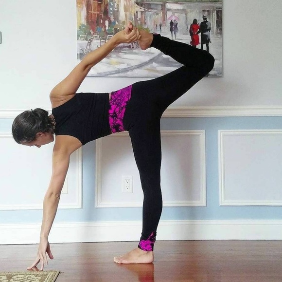 Yoga Tummy Control High Waisted Workout leggings - Picture 5 of 5